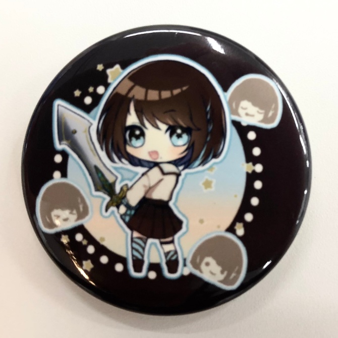 友瀬芽梨　缶バッジA　（44mm）