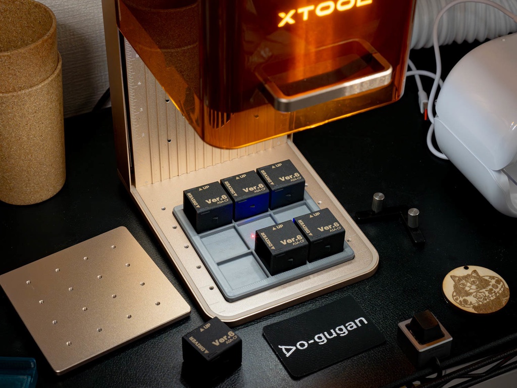 xTool F1/F2用一括加工用治具カスタム製作