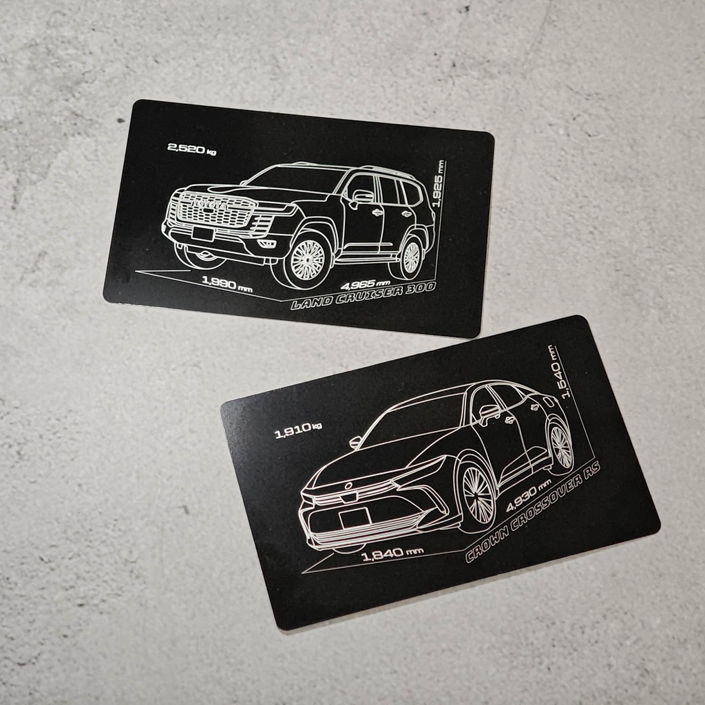 車サイズ重量早見カード