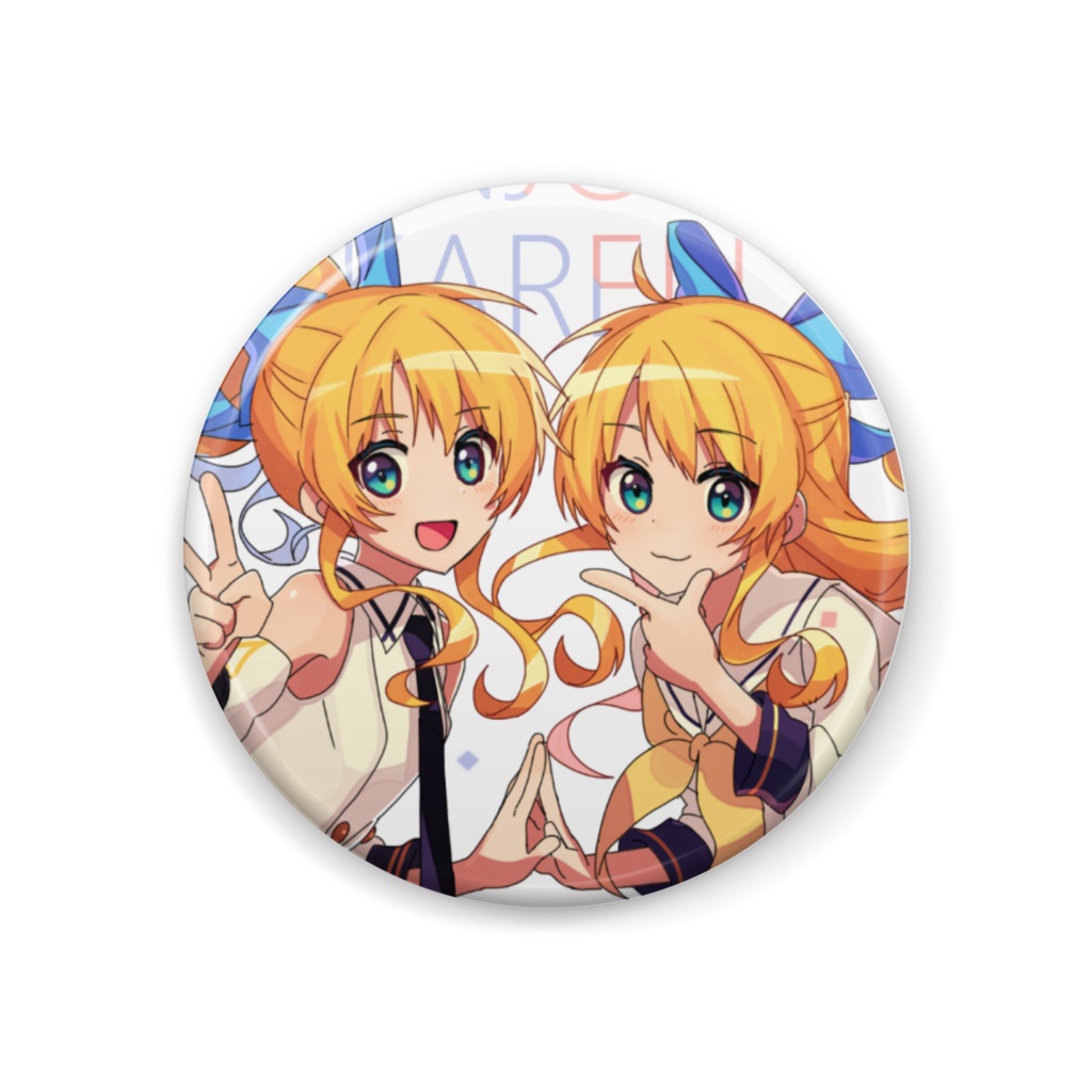 金城院カレン丸缶バッチ【新旧衣装】