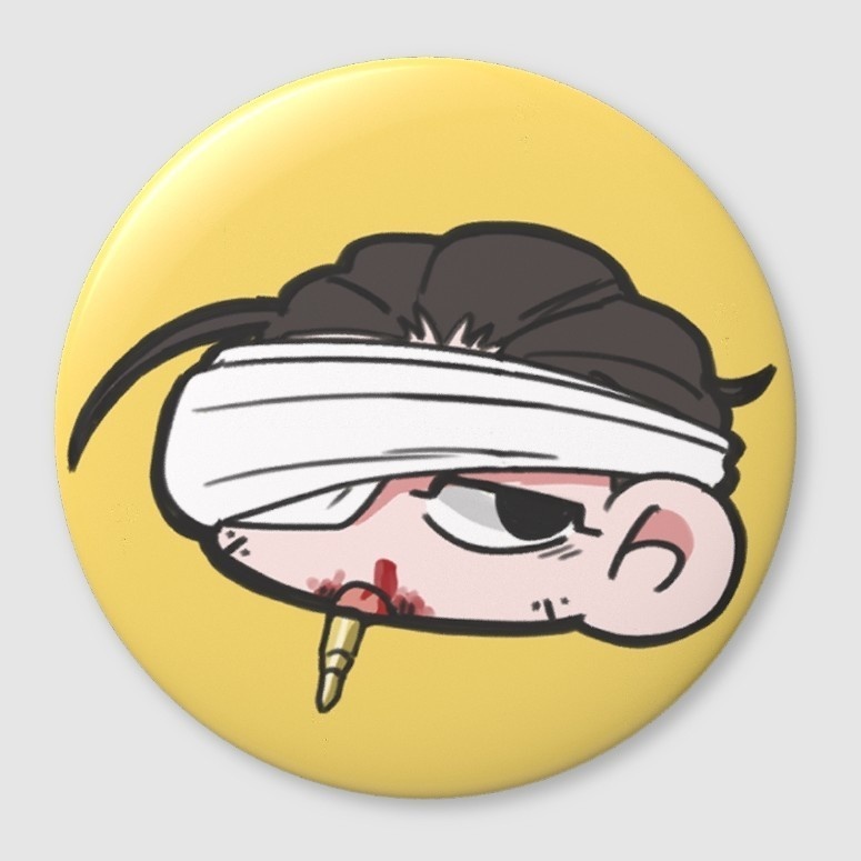 尾缶バッジ【舌装填】