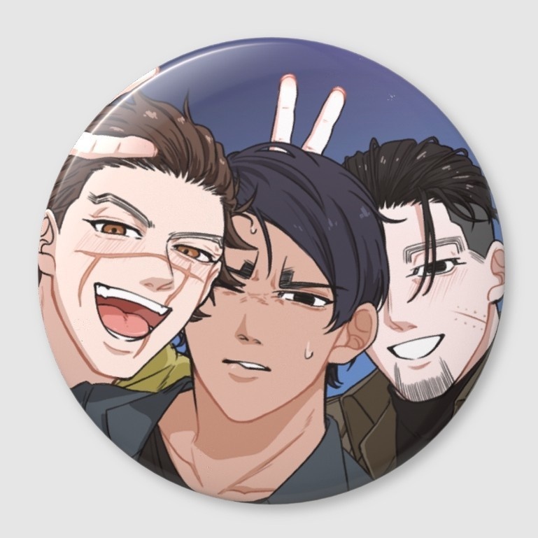 尾缶バッジ【杉・鯉・尾】