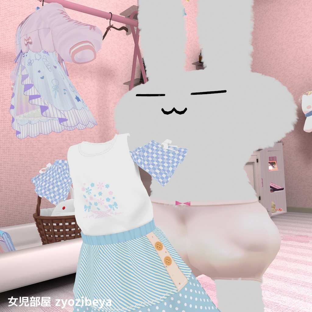 【更新】すやすやうさぎのおようふく【すやすやうさぎ対応】