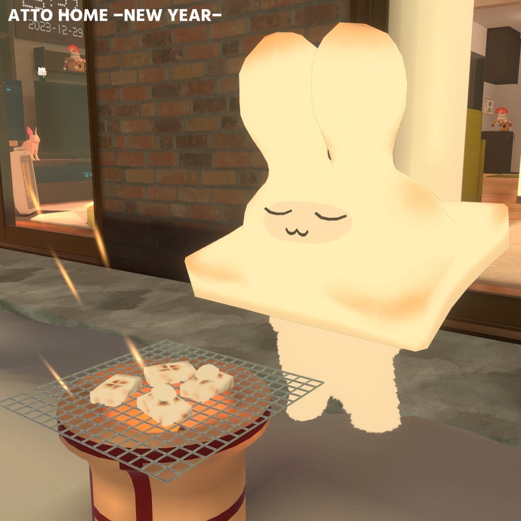 【無料】すやすやうさぎのおしょうがつ【すやすやうさぎ対応】