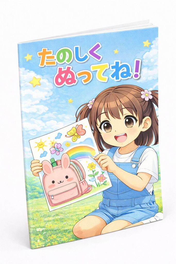塗り絵の電子書籍