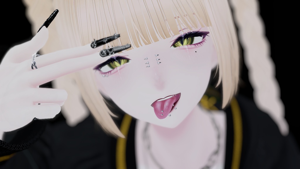 【累惟-Rui-専用】MA対応顔ピアスセット