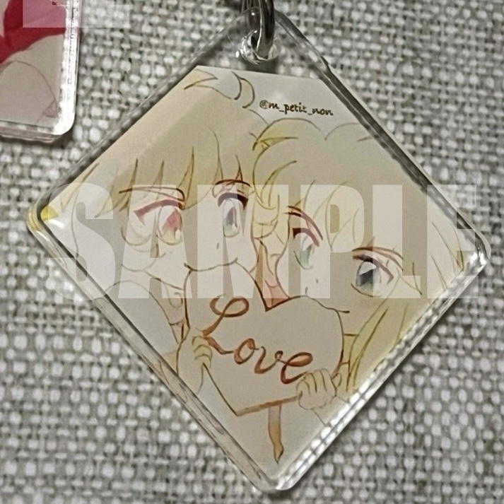 アクリルキーホルダー⑤ ミロ＆カミュ(バレンタインチョコ)