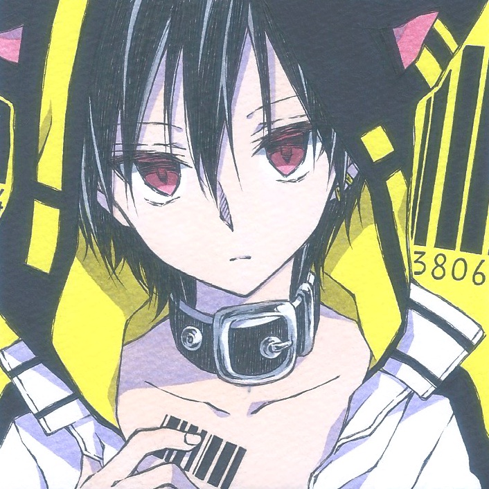 額入りミニ原画①(90mm×90mm）