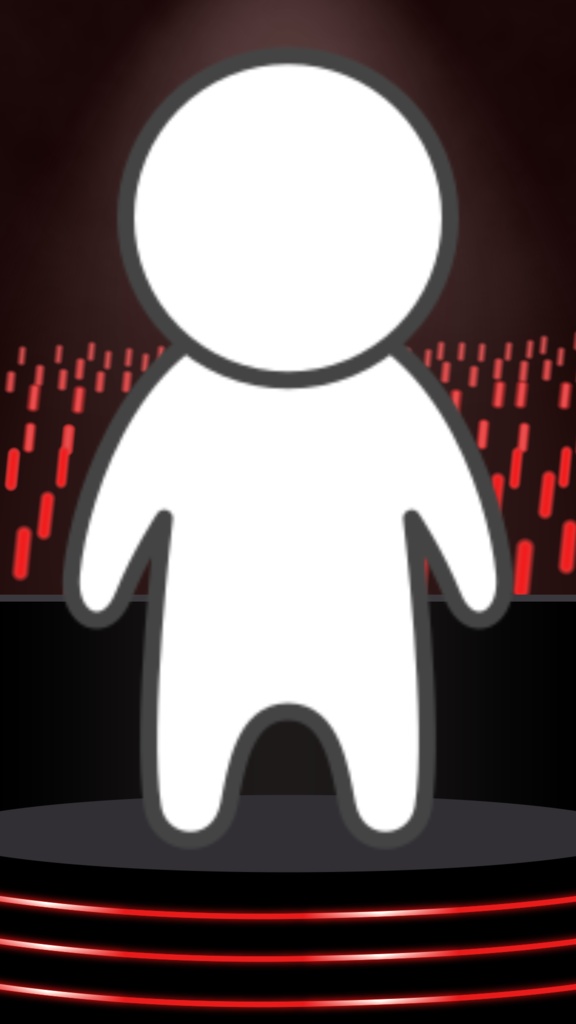 【ループ素材】ペンライトステージ背景【縦型動画】