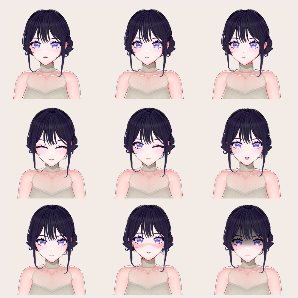 【VRChat対応】Roa|シンプル可愛いオリジナル3Dアバター V1.0.0