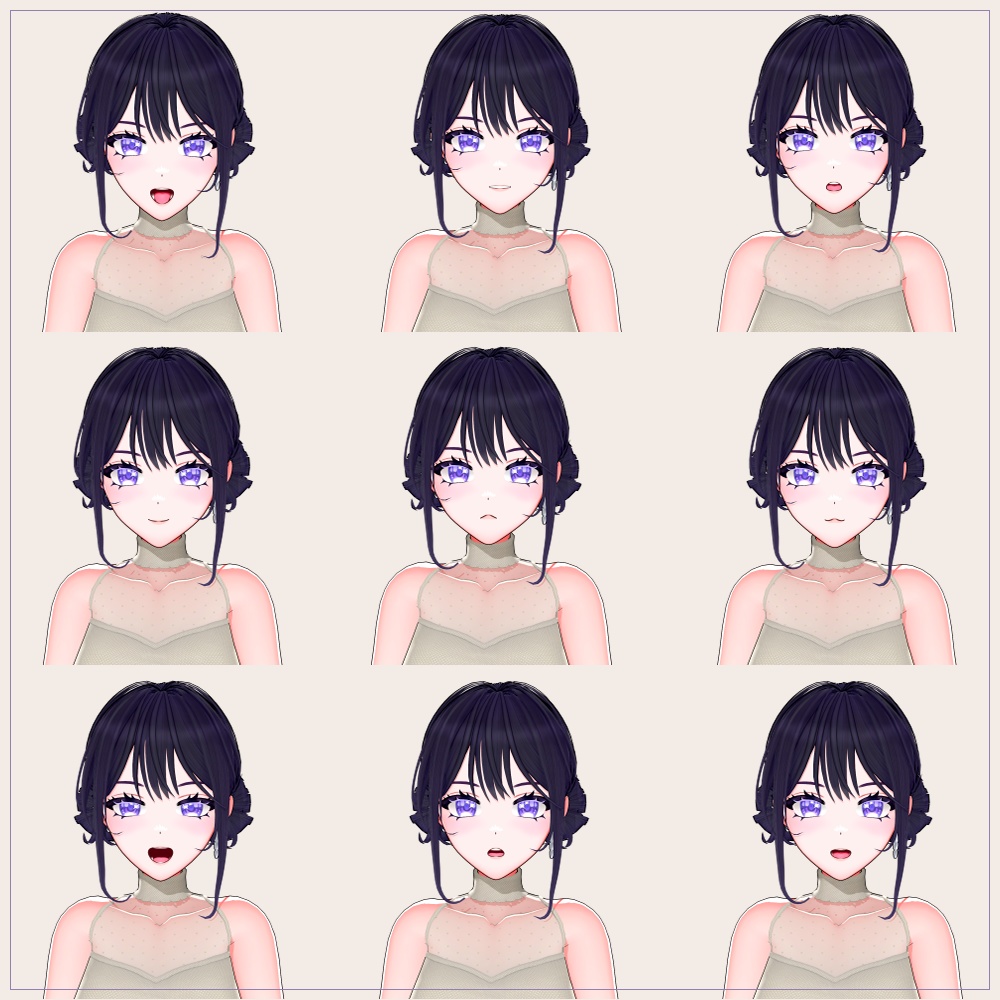 【VRChat対応】Roa|シンプル可愛いオリジナル3Dアバター V1.0.0