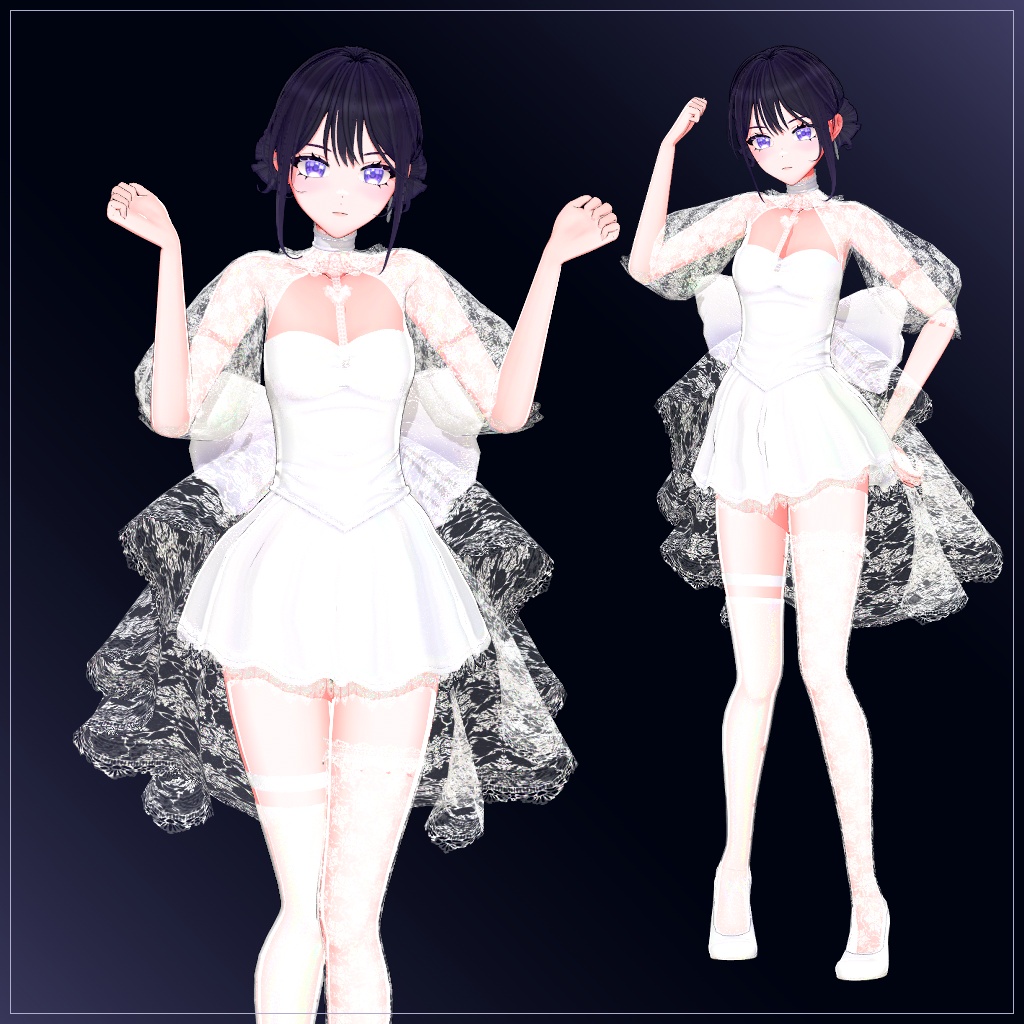 【VRChat衣装】Roa専用ドレス - By duchess.rh