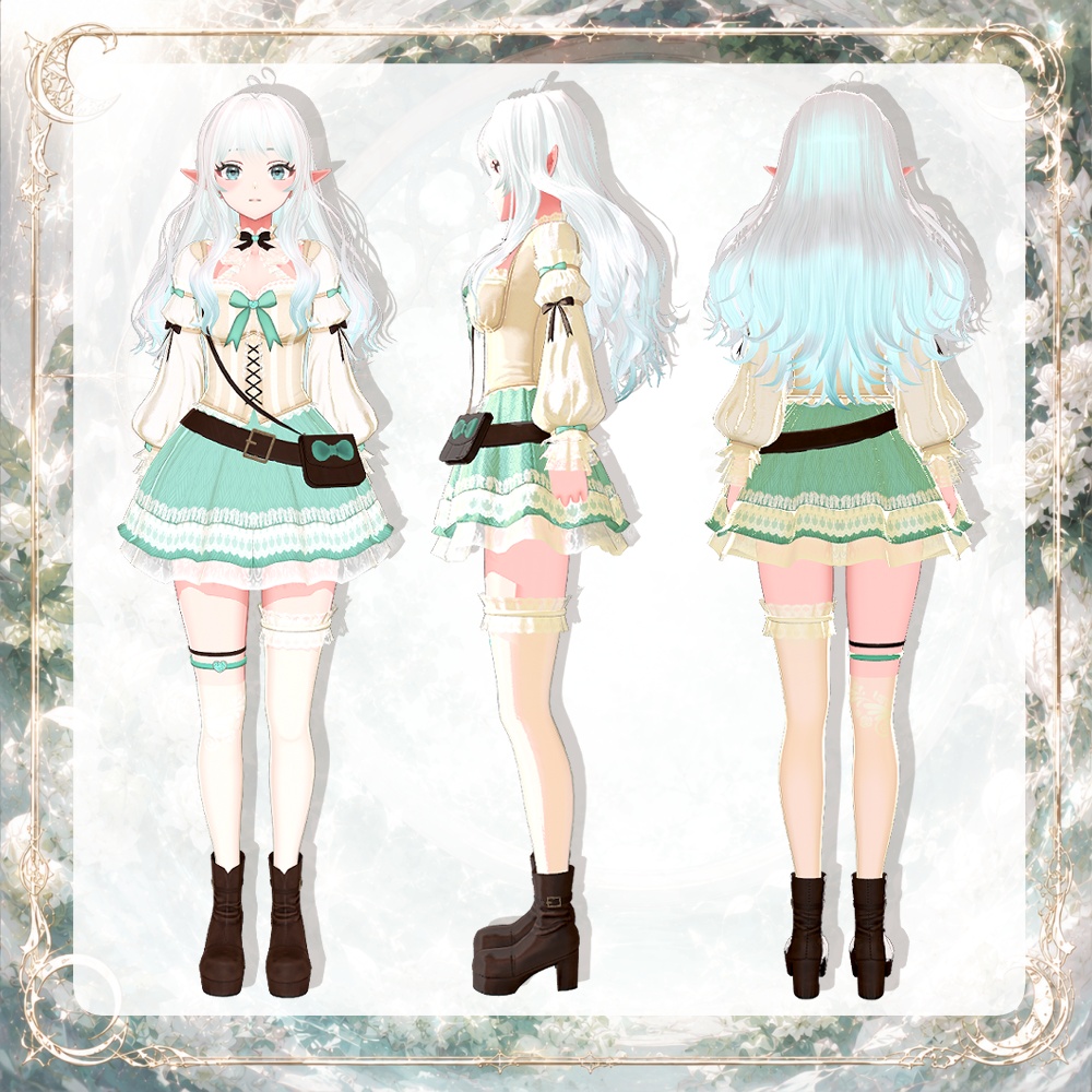 【VRChat対応】Arduinna|ファンタジー可愛いオリジナル3Dアバター v1.0