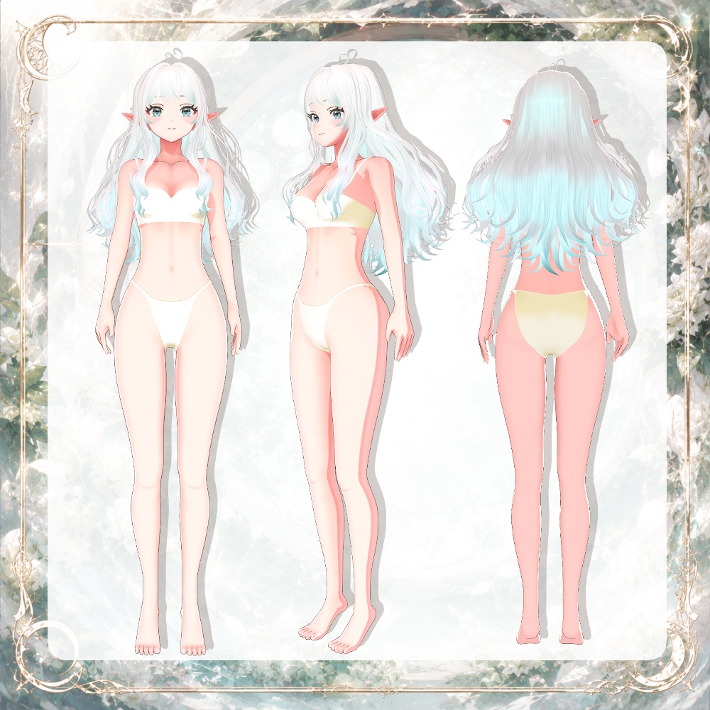 【VRChat対応】Arduinna|ファンタジー可愛いオリジナル3Dアバター v1.0