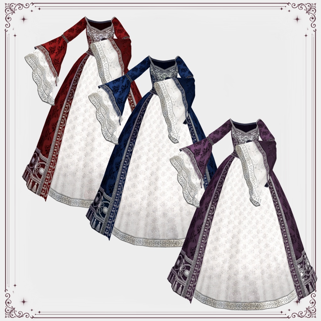 【しなの対応】ロイヤルドレスセット|duchess.rh