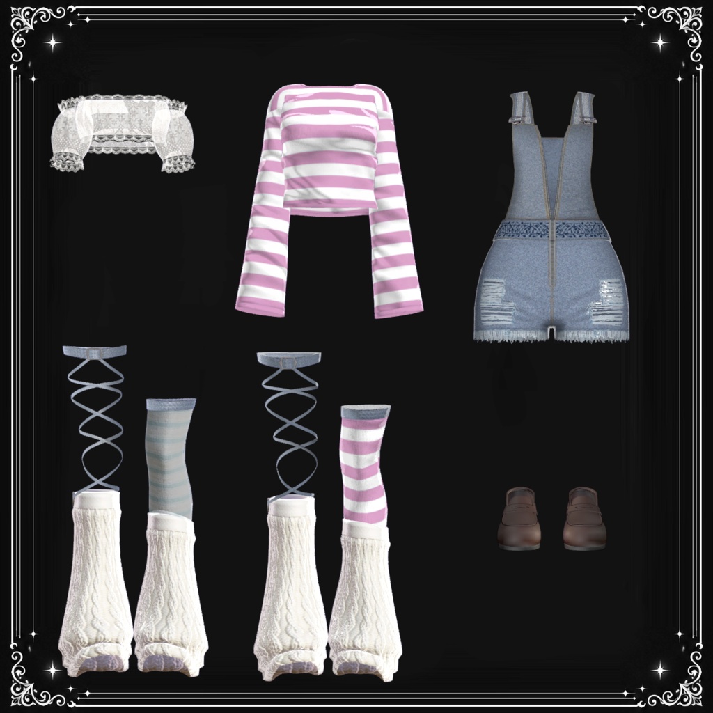 【しなの対応】デニムカジュアルセット|duchess.rh