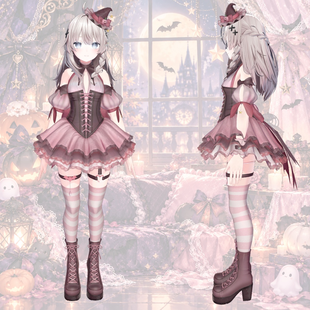 【しなの対応】Halloween Witch Outfit|3D衣装