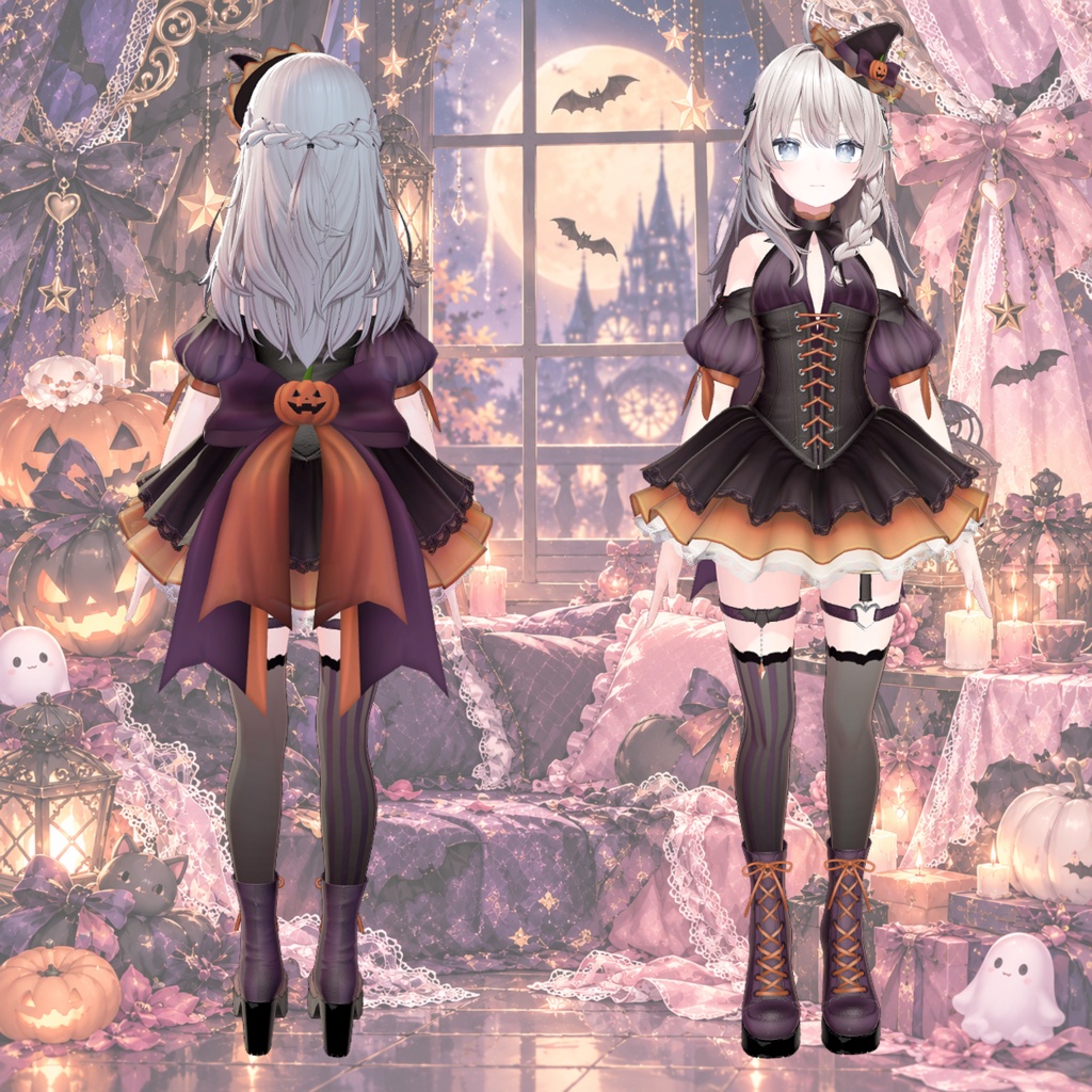 【しなの対応】Halloween Witch Outfit|3D衣装
