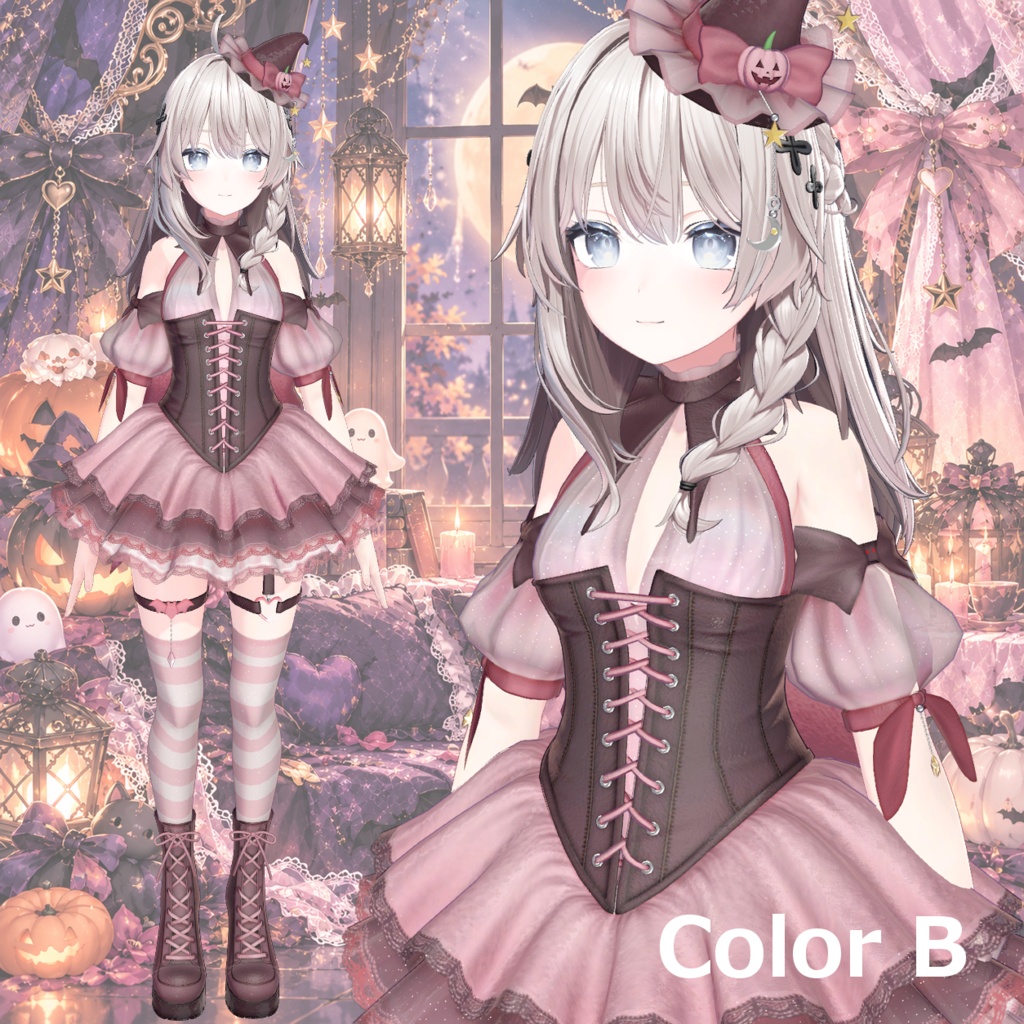 【しなの対応】Halloween Witch Outfit|3D衣装