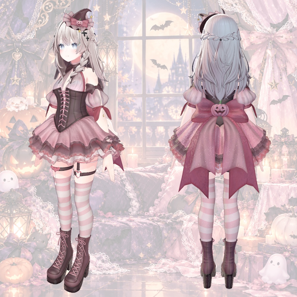 【しなの対応】Halloween Witch Outfit|3D衣装