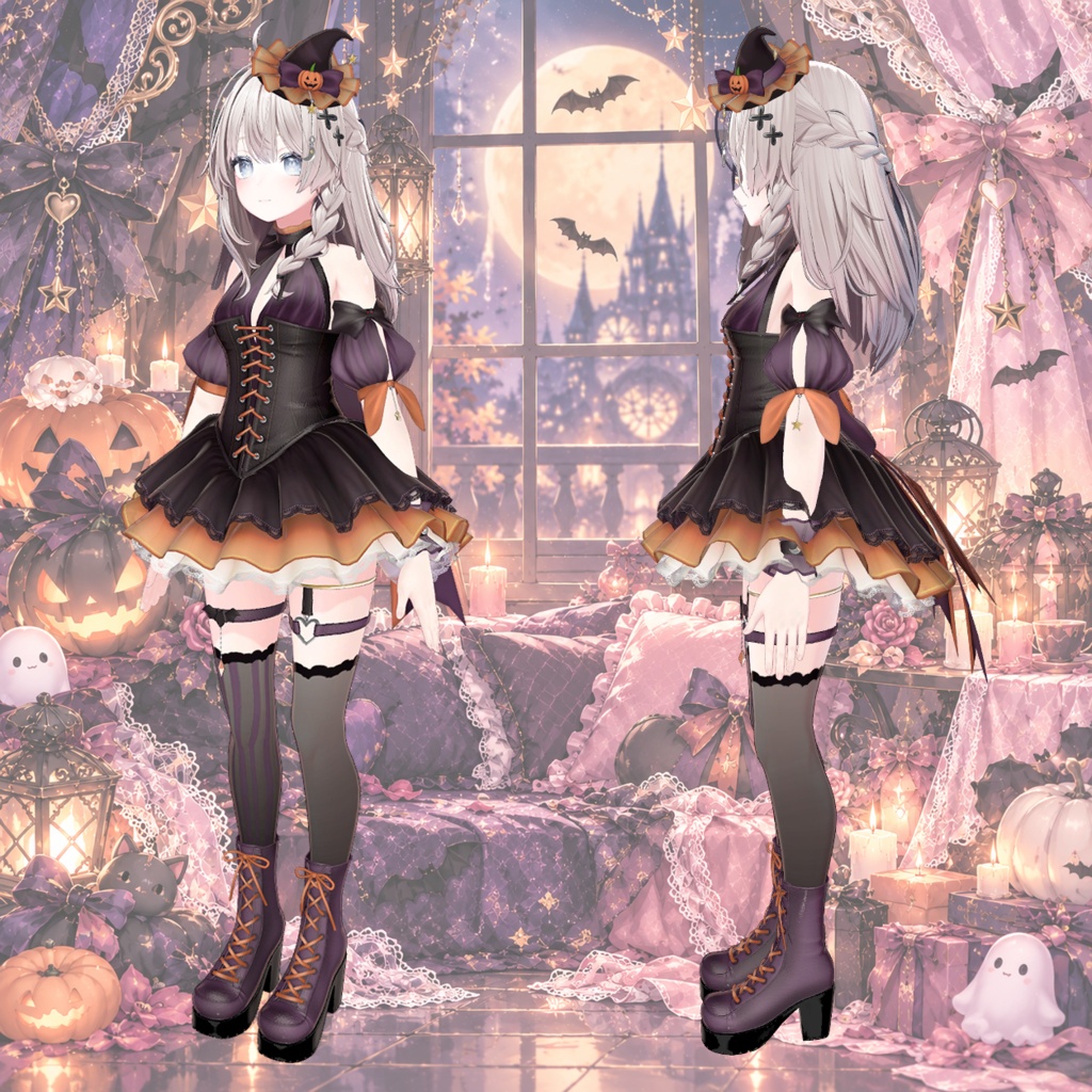 【しなの対応】Halloween Witch Outfit|3D衣装