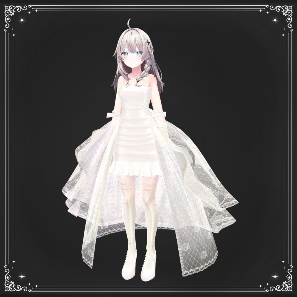 【しなの対応】Bridal Lace Outfit|3D衣装