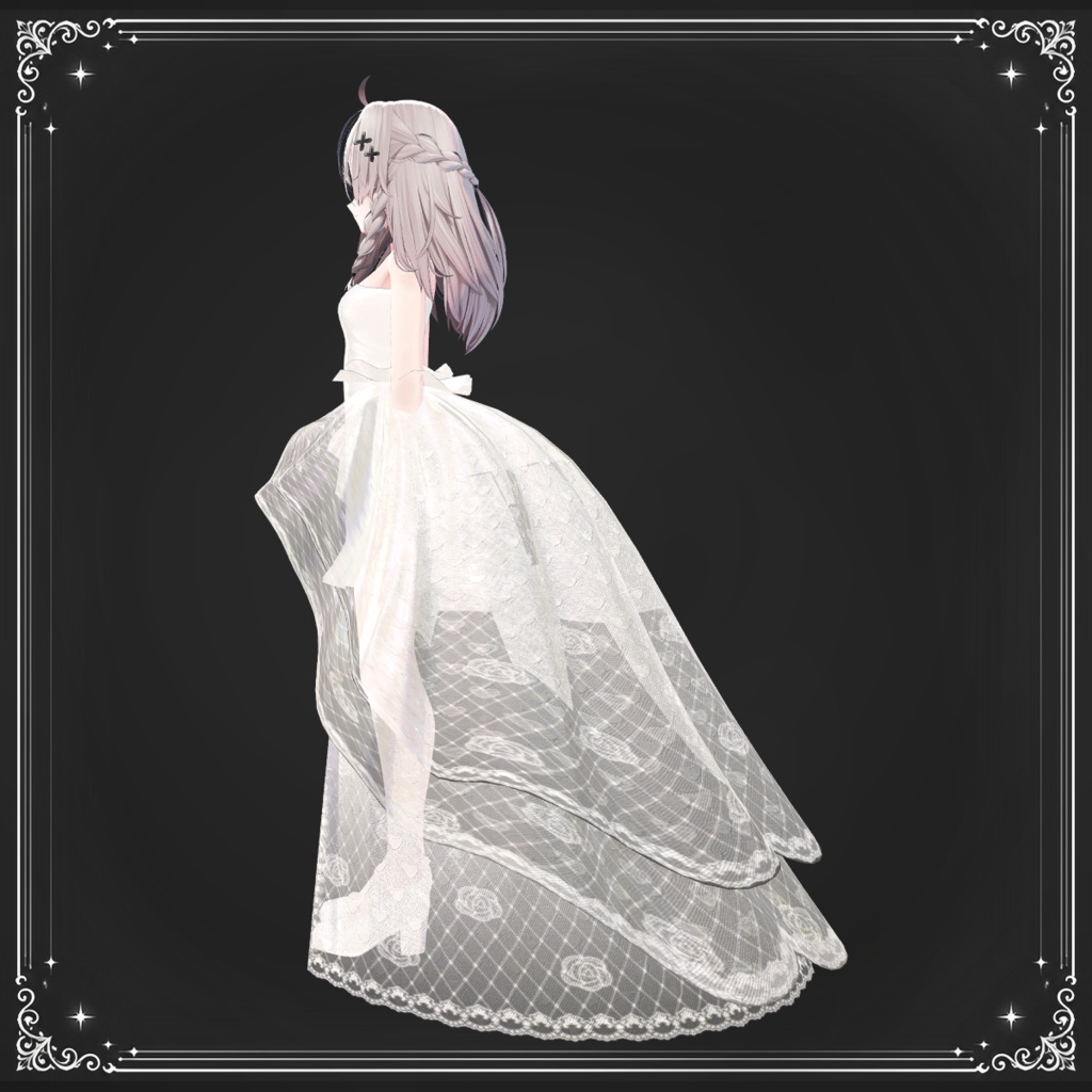 【しなの対応】Bridal Lace Outfit|3D衣装