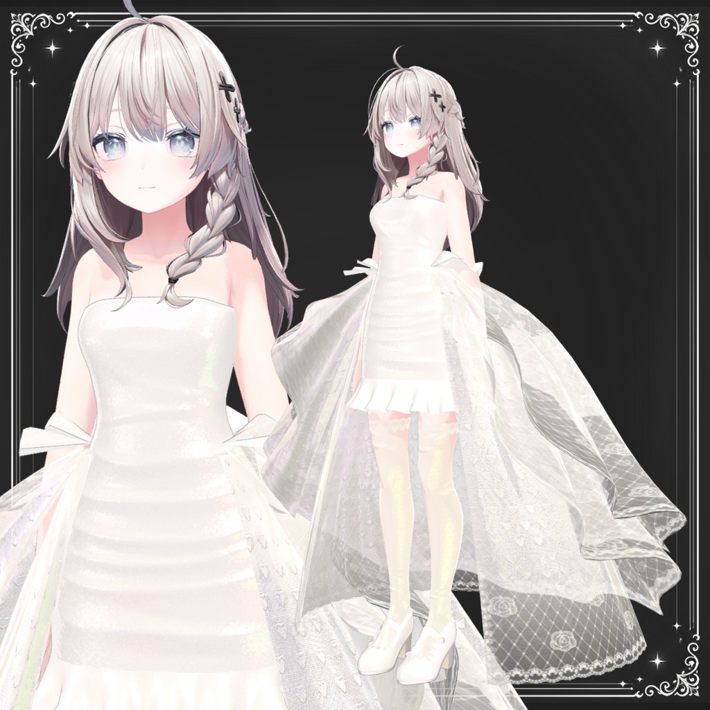 【しなの対応】Bridal Lace Outfit｜3D衣装
