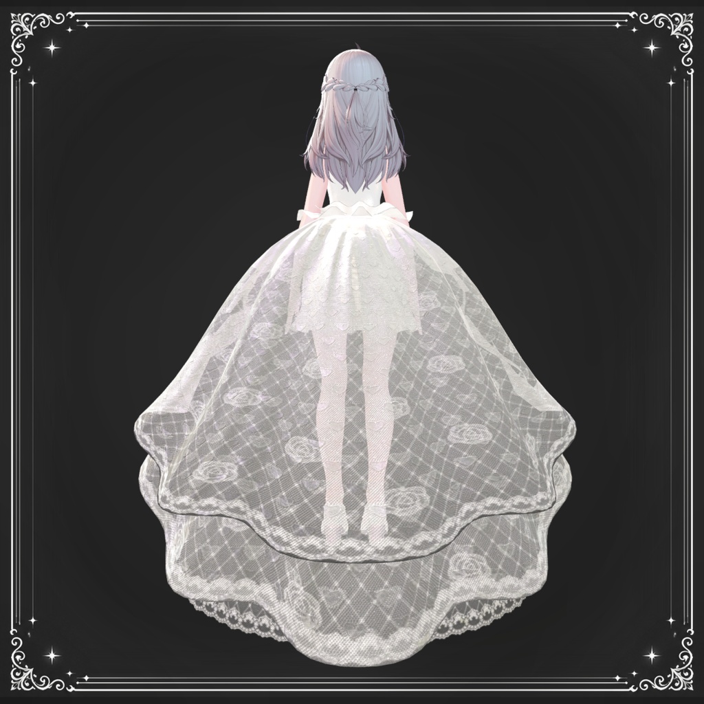 【しなの対応】Bridal Lace Outfit|3D衣装