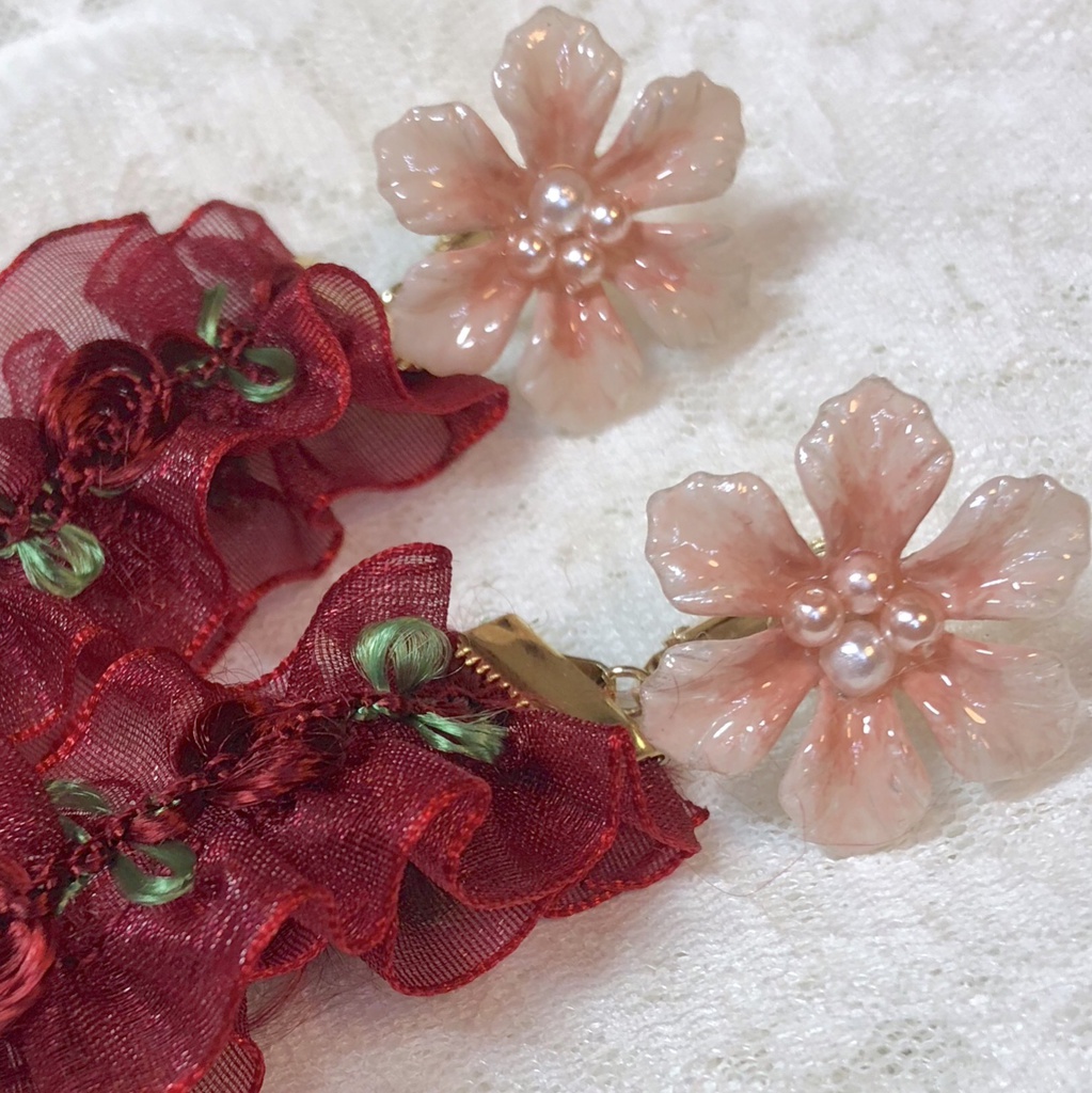 ローズフルール🌹イヤリング