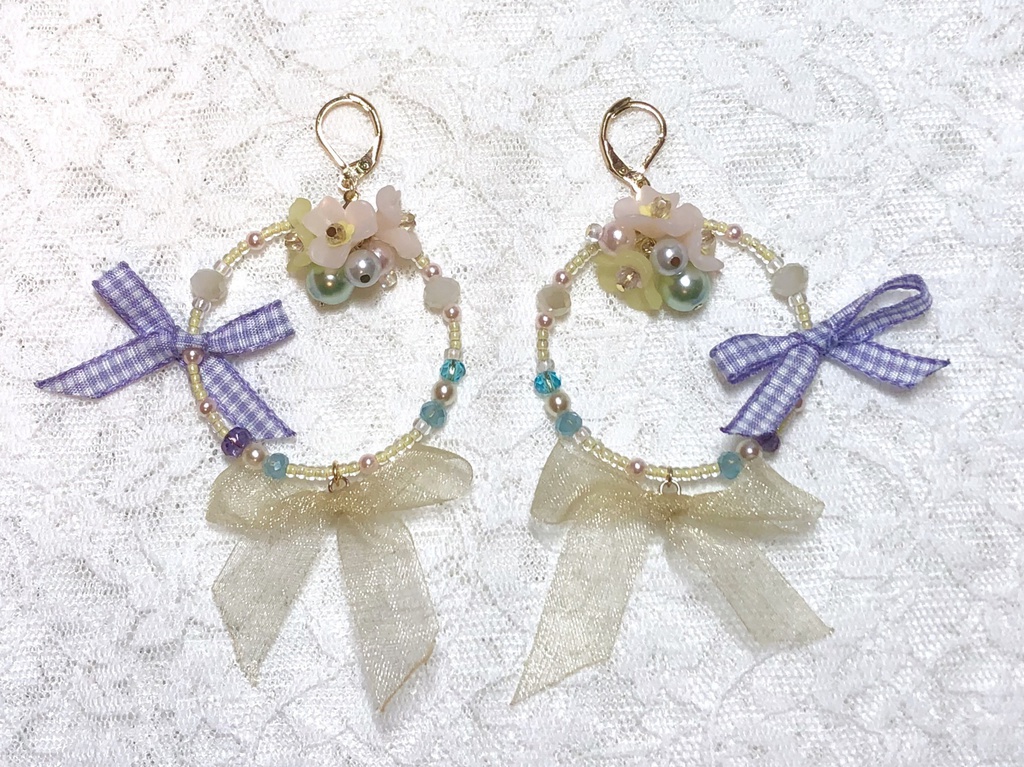 ホワイトデーライブ2019🦋イヤリング、ピアス