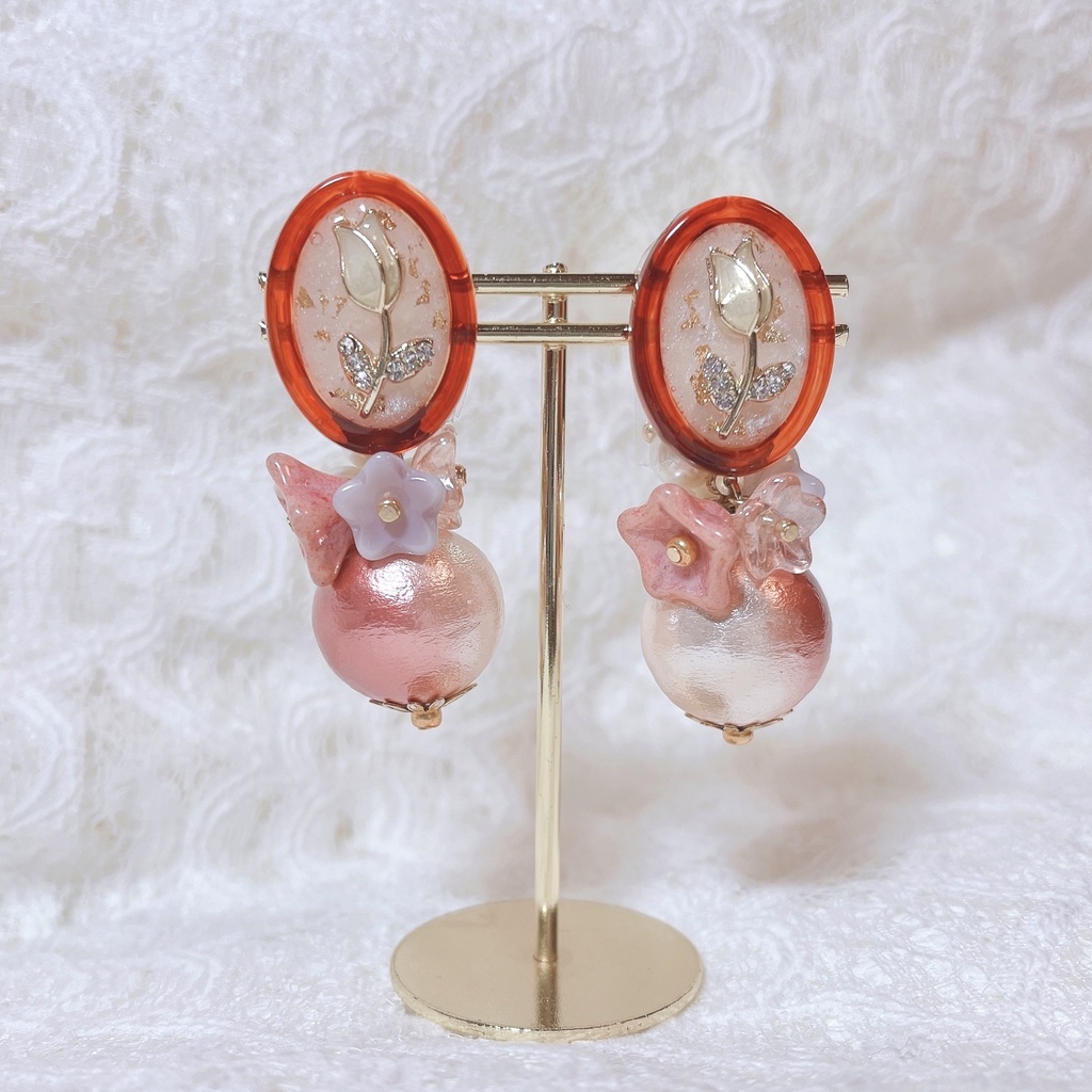 チューリップの花壇🌷