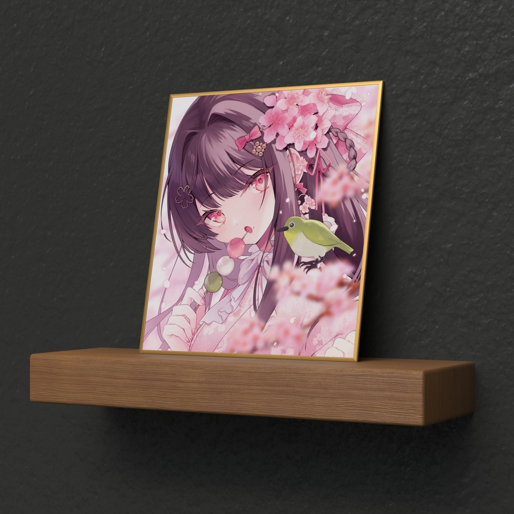 複製ミニ色紙(H135 × W120mm)