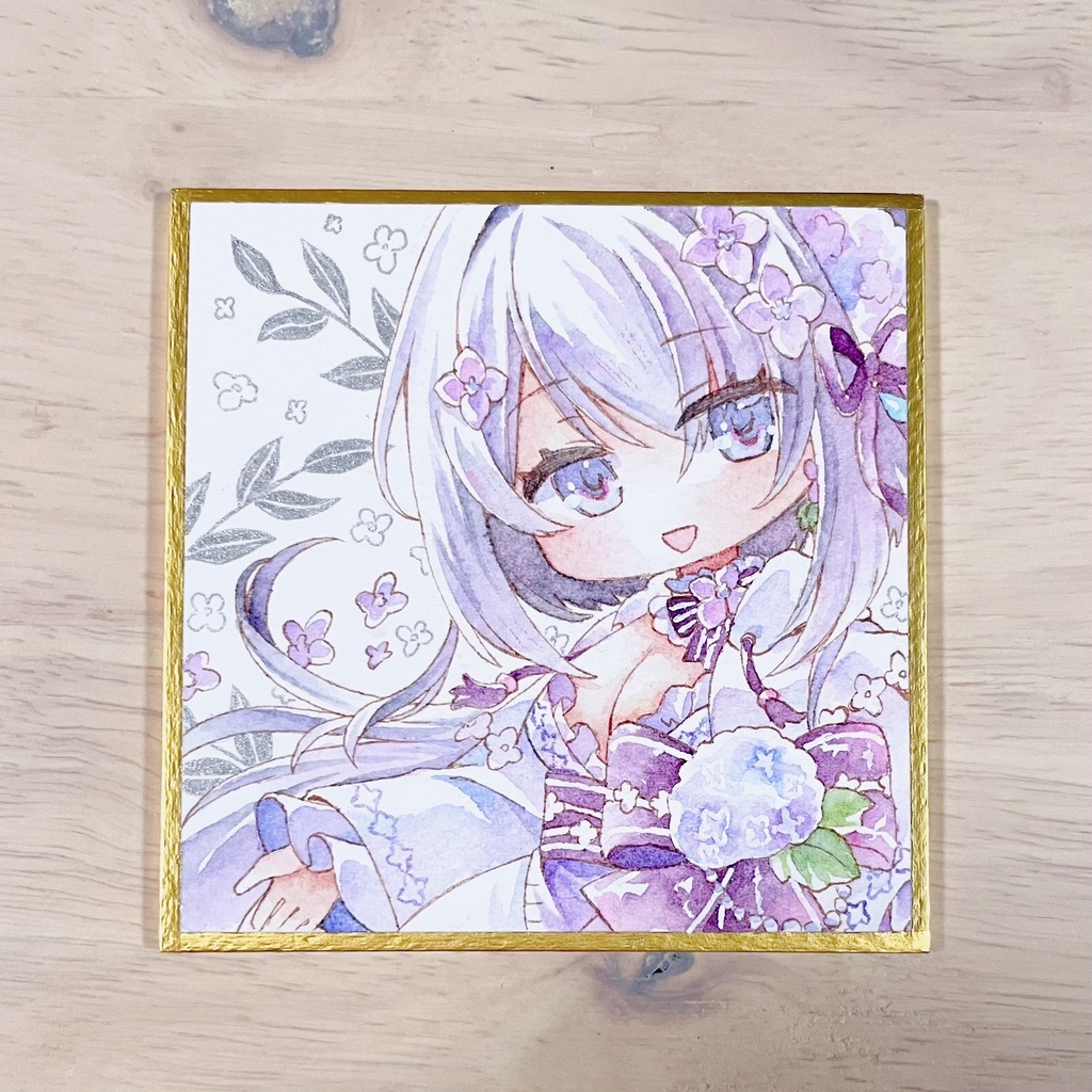 【豆色紙】女王・りのん・紫雨
