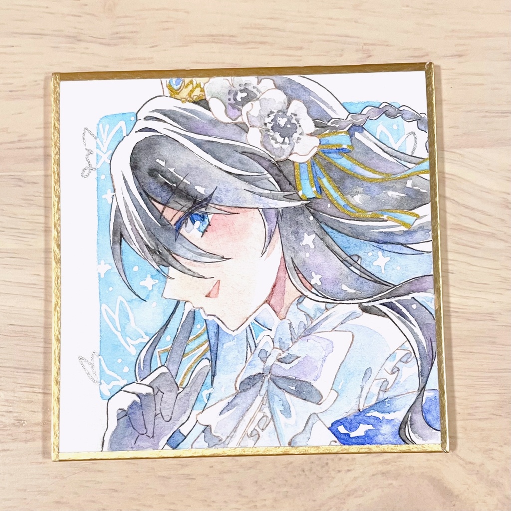 【豆色紙】女王・りのん・紫雨