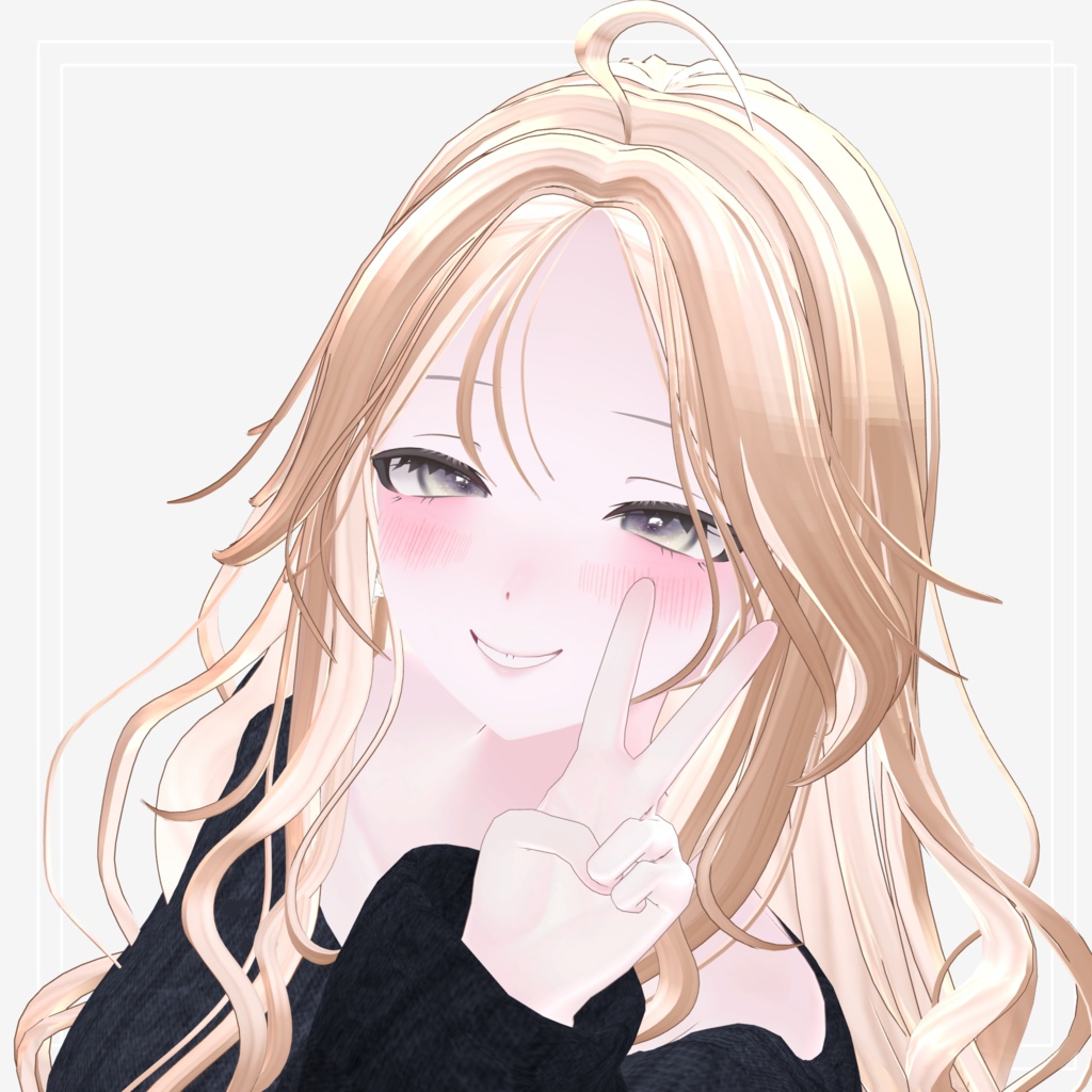 【凪-NAGI-】めすがき・お姉さん・つり目向き BlendShape