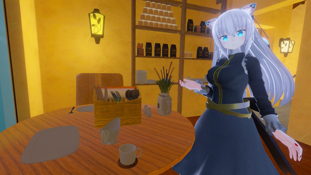 【スキニング済みVRC想定着せ替え用3Dモデル】Gothic&LolitaDress