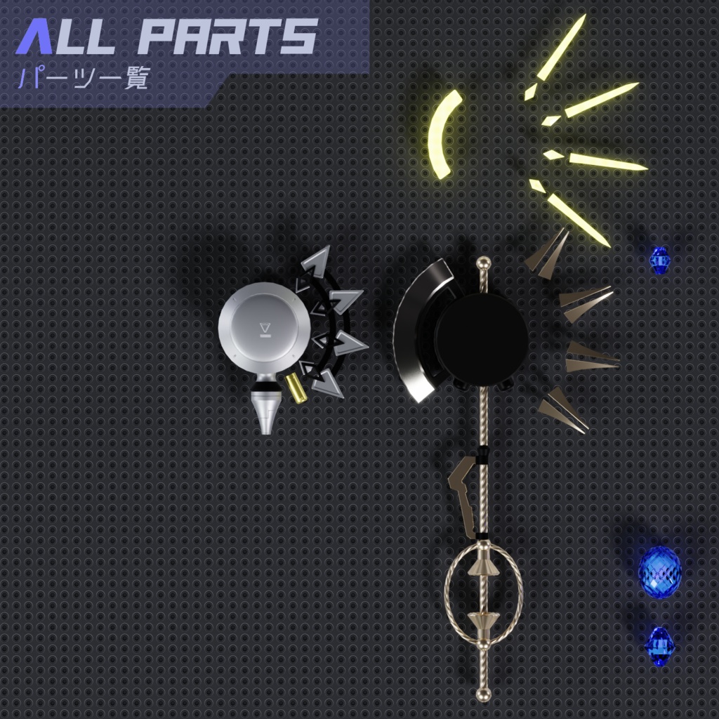 ラッフィー【VRChat想定オリジナル3Dモデル】