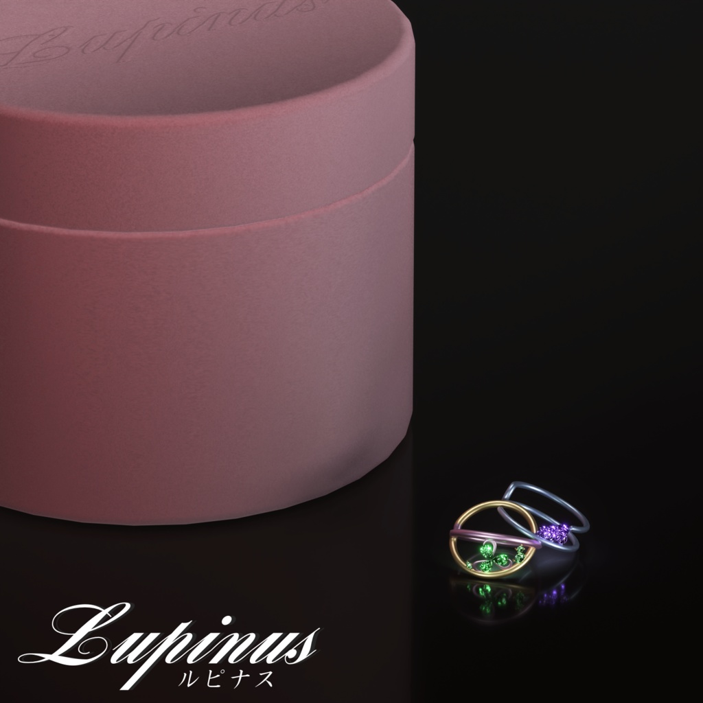 イヤーカフ「Lupinus」【VRChat想定オリジナル3Dモデル】
