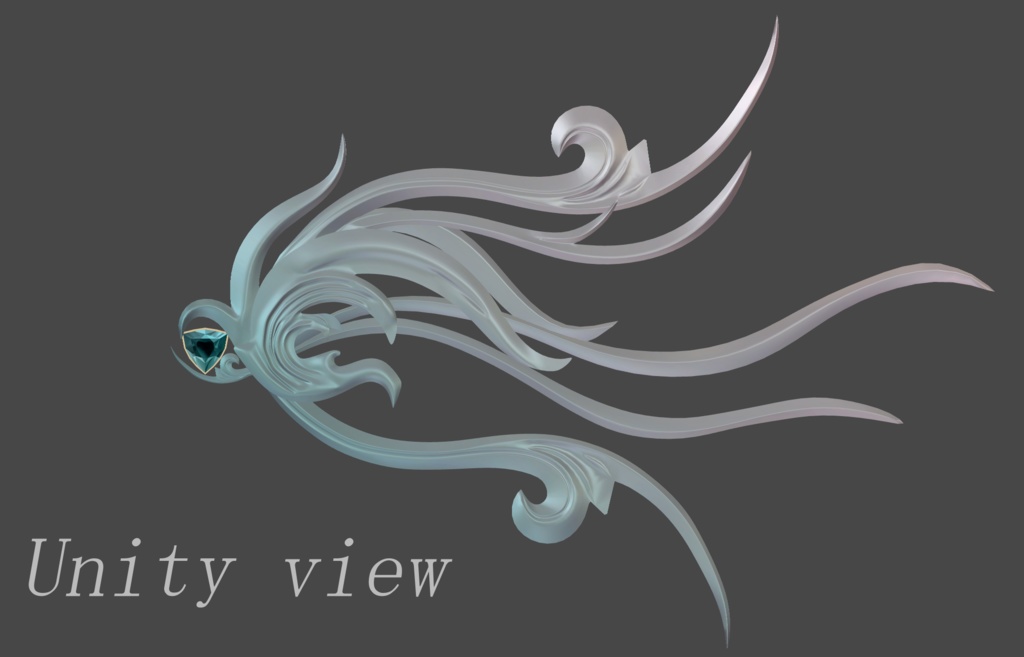 黎明の喜悦【VRChat想定オリジナル3Dアクセサリー】