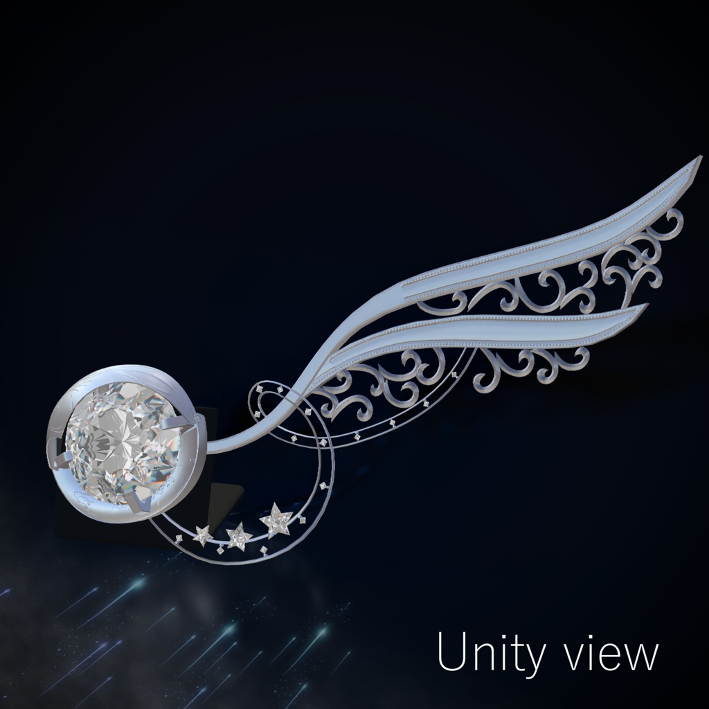 星詠みの夢【VRChat想定オリジナル3Dアクセサリー】