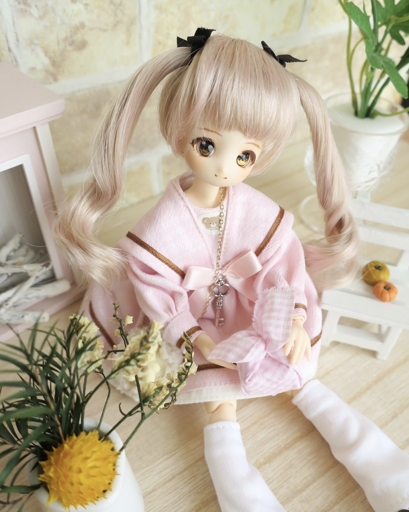 1/6ドールサイズ くまくま学園セーラー服セット