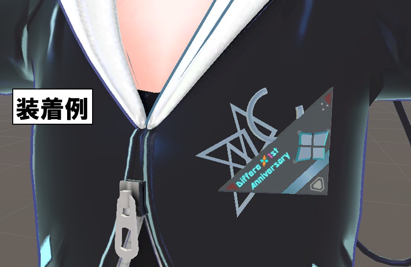 Differeちゃん1周年記念バッジ