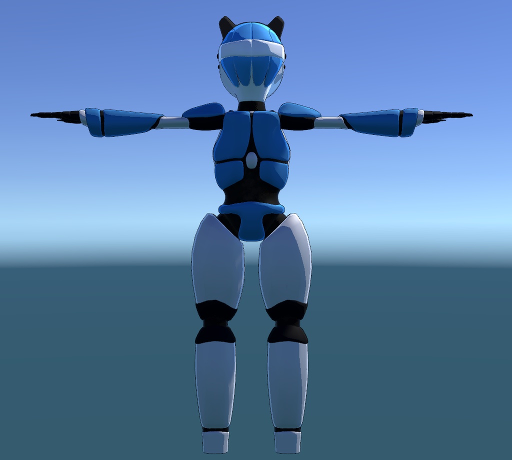 (Original 3D Model) RK-02 Security Robot | VRChat Avatar