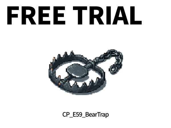 CP10|人物・罠30点(透過PNG/商用OK) / Characters & Traps x30