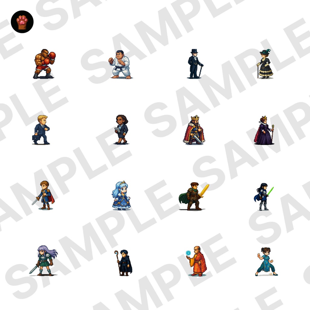 CP05-E01|人物・罠30点(透過PNG/商用OK) / Characters & Traps x30 (PNG)