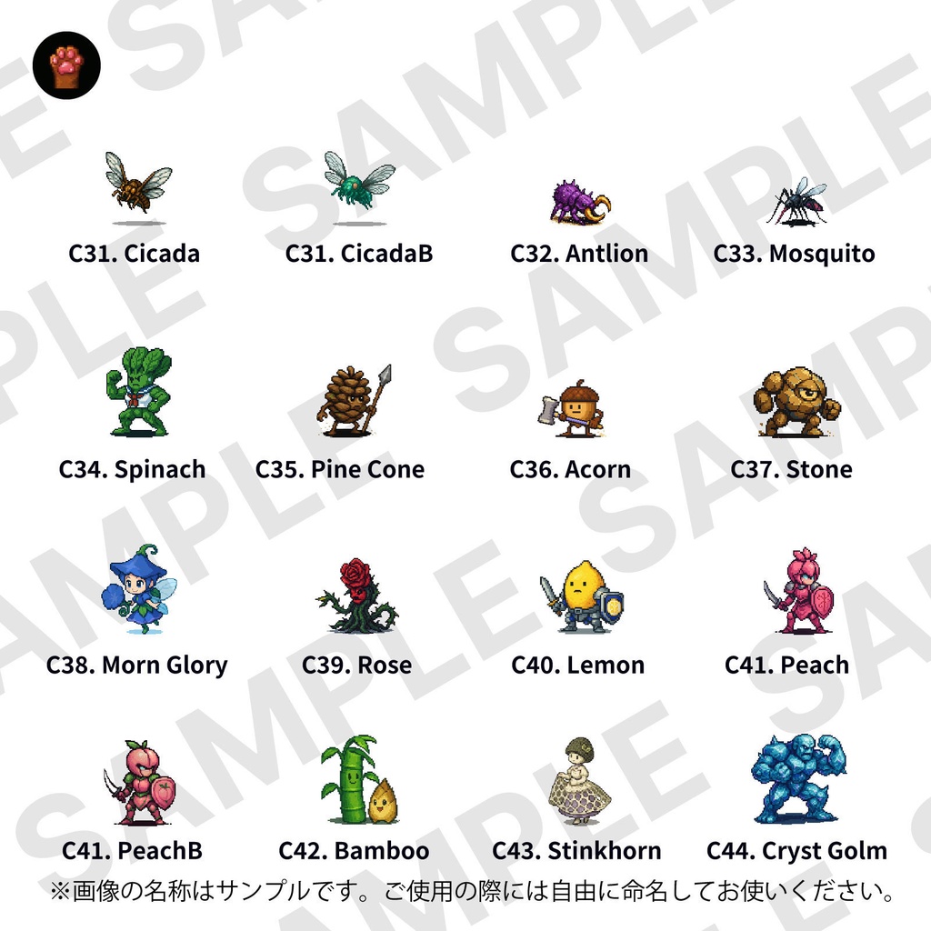 CP06〜CP10|まとめ買いセット|ドット絵150点(透過PNG/おまけ付き) CP06–CP10 | Bundle Pack | 150 Pixel Art Assets (PNG / +Bonus)