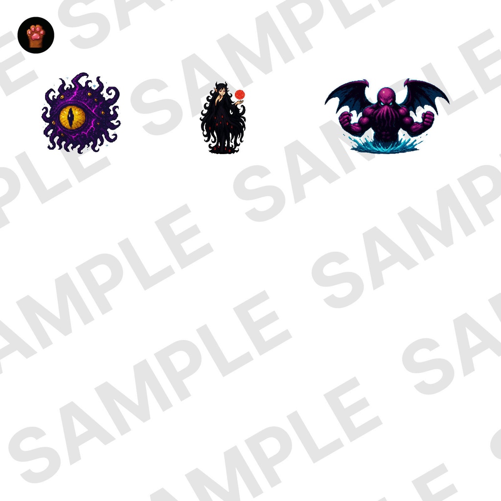 CP14-D61|神話・機械30体(透過PNG/商用OK) / Myth & Machines x30 (PNG)