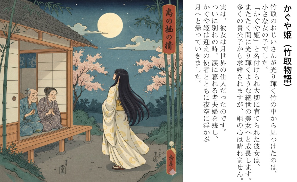 CP21-A121|和素材:おとぎ話・妖怪30体(透過PNG/商用OK) / Japanese Folktales & Yokai ×30 (PNG)