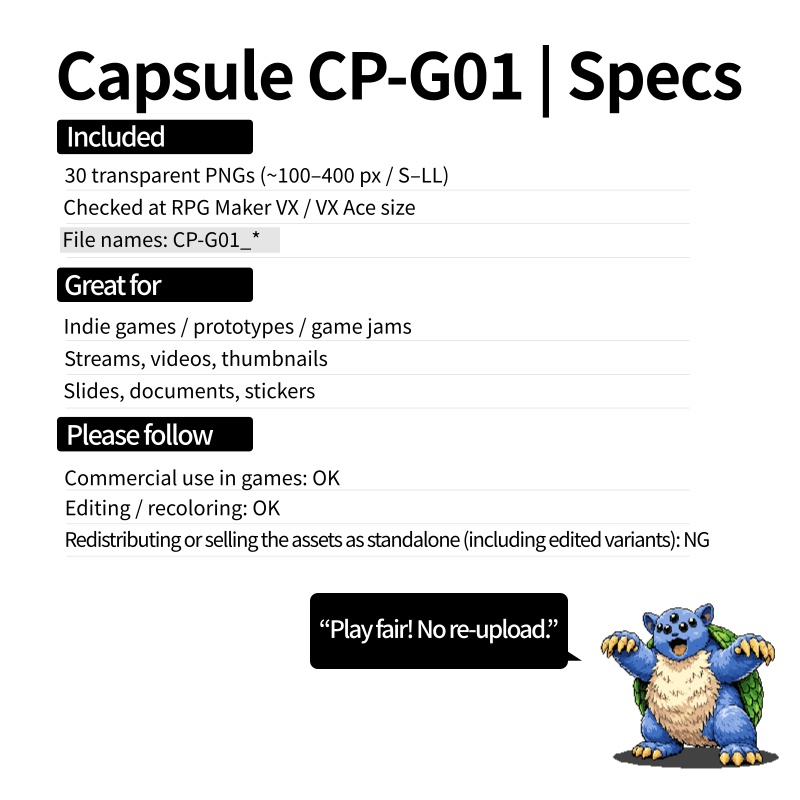 CP27-G01|SF 30点(透過PNG/商用OK) / Sci-Fi Entities x30 (PNG)